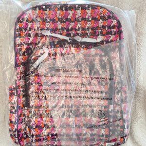 Vera Bradley Campus Tech Backpack with Trolley Sleeve in Houndstooth Tweed - New